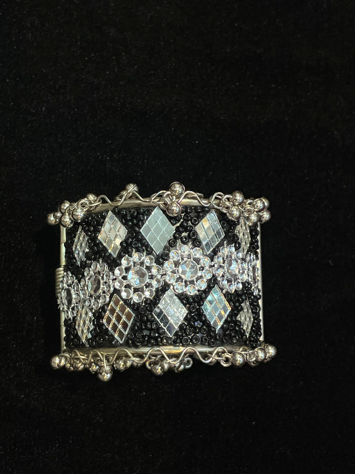 Black & Silver Statement Bracelet