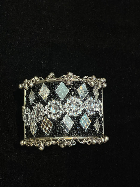 Black & Silver Statement Bracelet